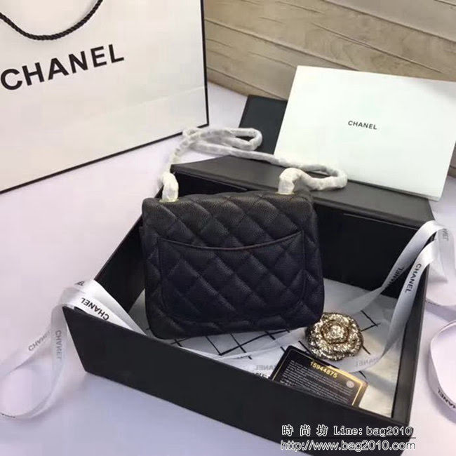 香奈兒CHANEL 升級版A1115全新經典小羊皮金銀鏈條單肩斜挎包 DSC1787